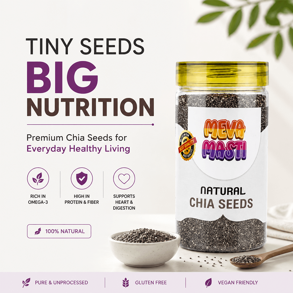 Premium Chia Seeds - High Fiber Superfood