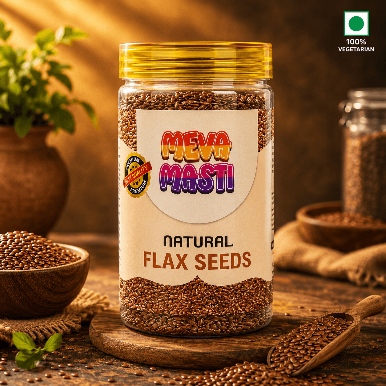 Natural Flax Seeds - Heart Healthy