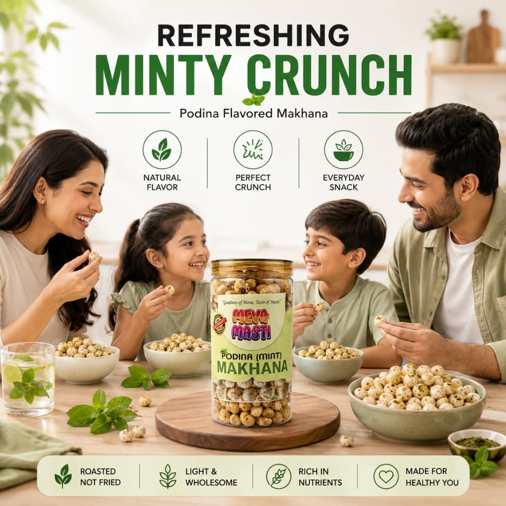 Pudina Mint Makhana - Roasted Foxnuts