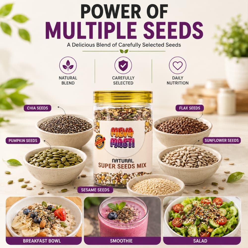 5-in-1 Natural Super Seeds Mix - Protein Rich